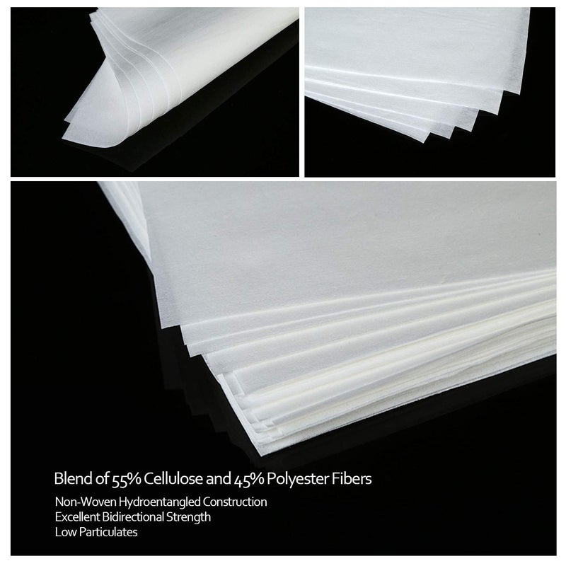 AAwipes Cleanroom Wipes Lint Free Wipes 4" x 4" Cellulose/Polyester Blend (4" x 4"-600 Pcs) Nonwoven Wipers (NW06804) - Image 3